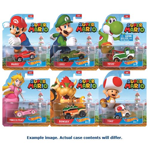 Hot Wheels Super Mario Bros. Character Vehicle Case
